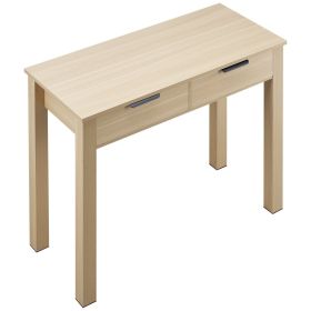 VEVOR Small Desk with Drawers, Kids Desk for Bedroom, Modern Simple Study Table for Drawing, Reading, Writing